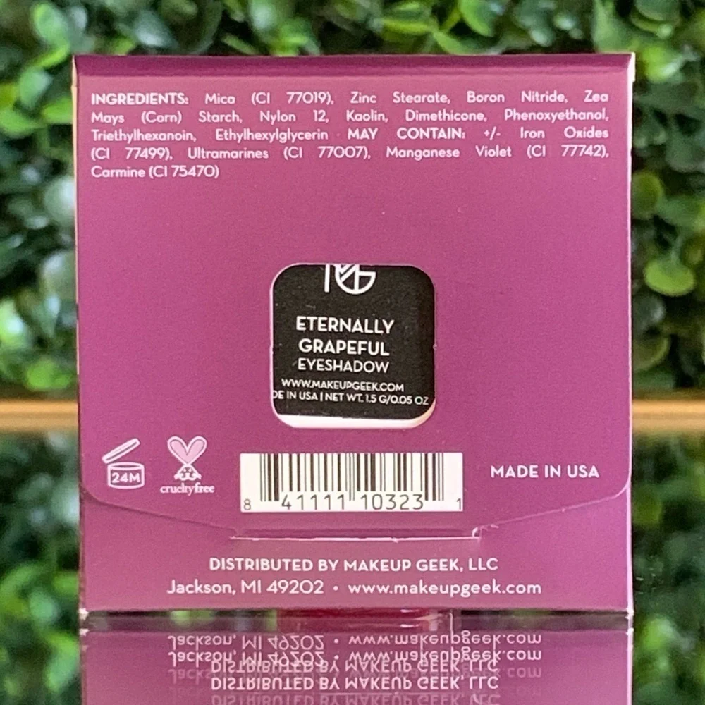 Makeup Geek ETERNALLY GRAPEFUL Signature Eyeshadow | NEW | Deep Cool Purple | MG